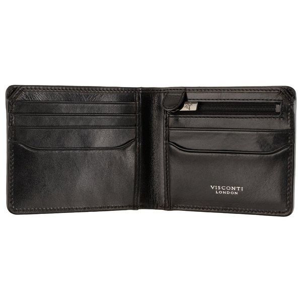 Гаманець чоловічий Visconti ENZ78 Girard (Black Shadow) 2419 фото