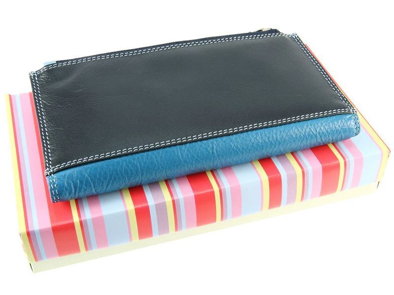 Гаманець жіночий Visconti RB100 Bermuda c RFID (Blue Multi) 123 фото