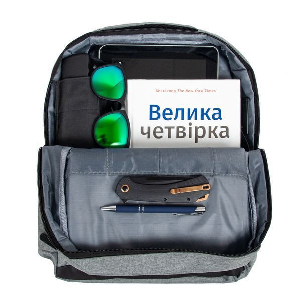 Рюкзак текстильний Bordlite JBBP 278 (Grey) 6005 фото