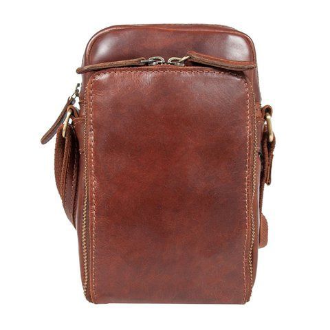 Cумка чоловіча Ashwood K41 Chestnut (Каштановий) 5854 фото