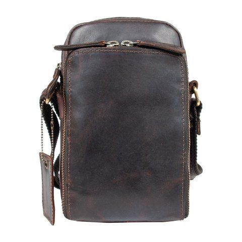 Cумка чоловіча Ashwood K41 Brown (Коричневий) 5855 фото