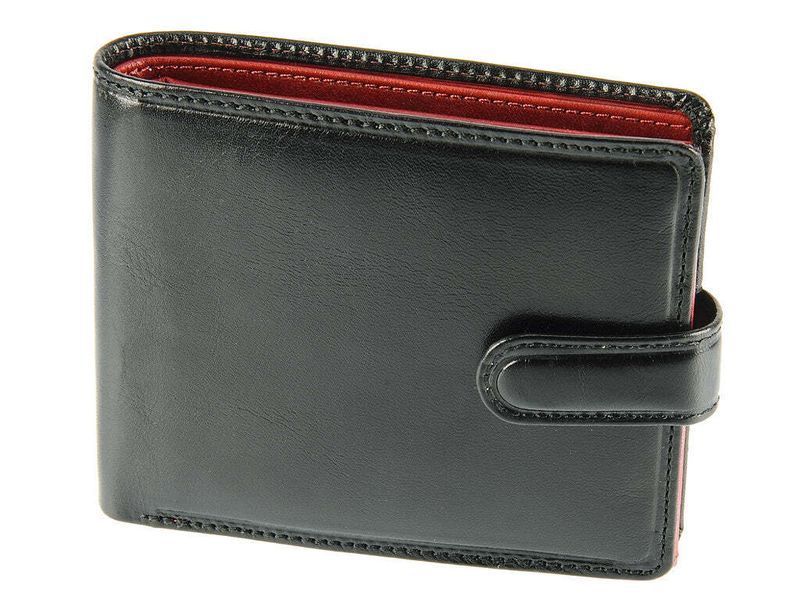Гаманець чоловічий Visconti TR35 Atlantis c RFID (Black Red) 165 фото