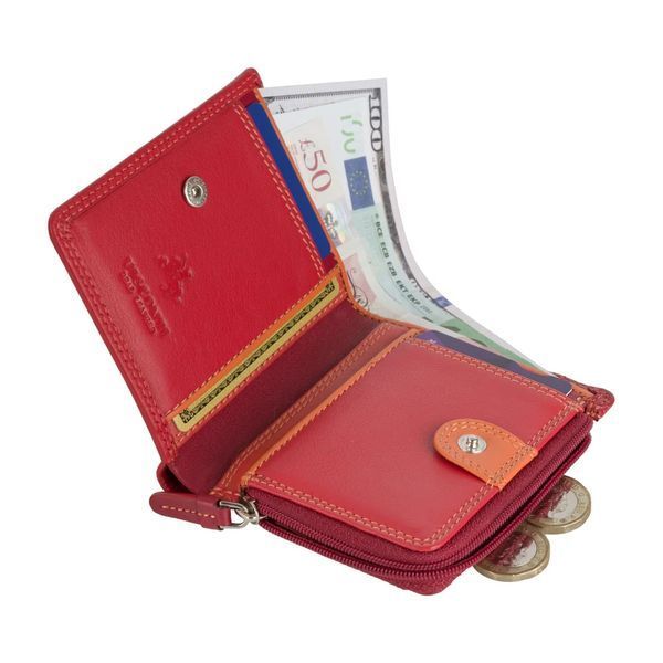 Гаманець жіночий Visconti RB112 Chile (Red Multi) 6622 фото
