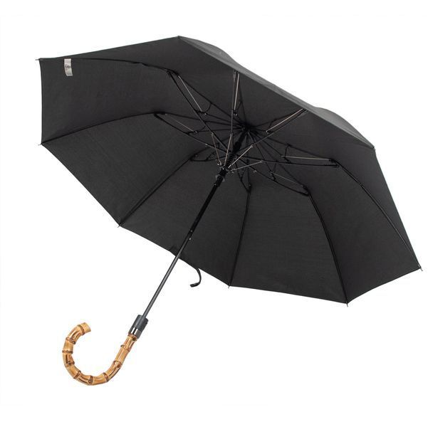 Парасолька чоловіча Fulton G938-041390 Portobello-1 Black (Чорний) 6057 фото