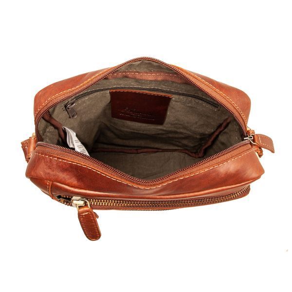 Cумка чоловіча Ashwood K42 Chestnut (Каштановий) 5850 фото