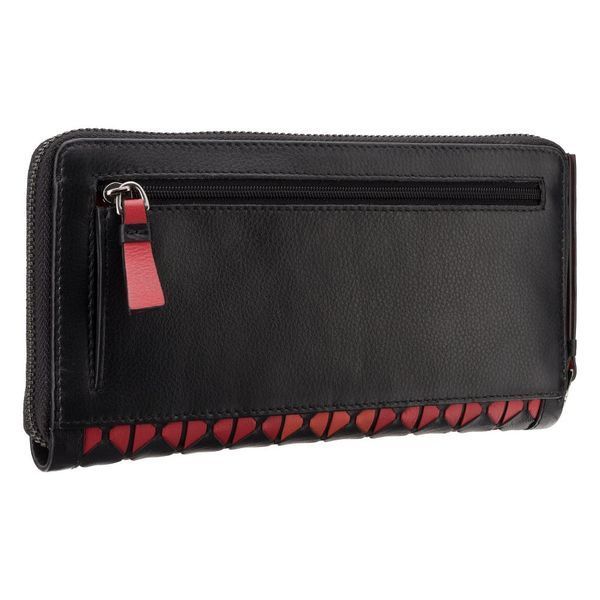 Гаманець жіночий Visconti BR76 BLK/CHERRY 3416 фото